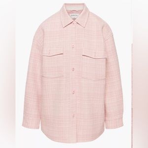 Aritzia Babaton Joan Shirt Jacket Pink Size 1